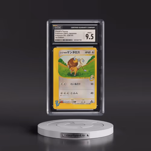 2001 Pokémon VS #036/141 Chuck's Tauros - 1st Edition (CGC 9.5 MINT+)