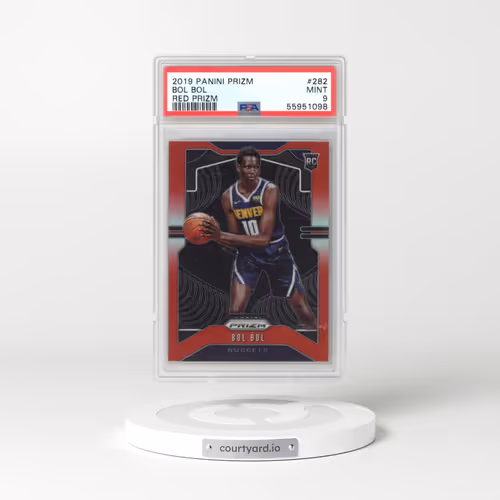 2019 Panini Prizm #282 Bol Bol - Red Prizm (PSA 9 MINT)