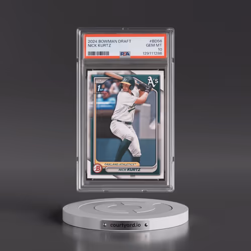 2024 Bowman Draft #BD56 Nick Kurtz (PSA 10 GEM MINT)