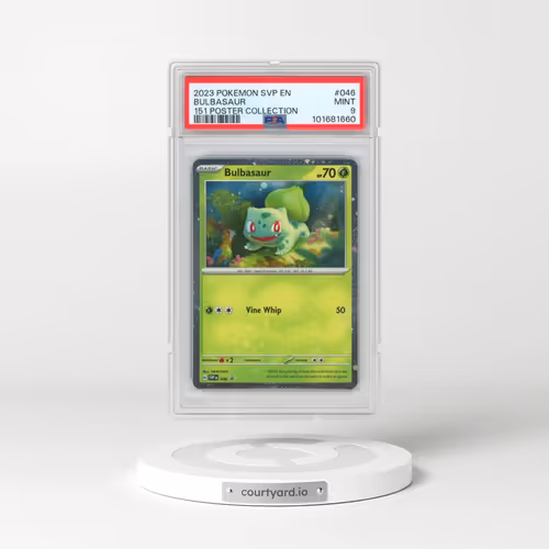 2023 Pokémon Svp EN-SV Black Star Promo #046 Bulbasaur - 151 Poster Collection (PSA 9 MINT)