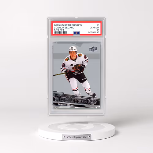 2023 Upper Deck NHL Star Rookies Box Set #1 Connor Bedard (PSA 10 GEM MINT)