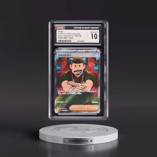 2023 Shiny Treasure ex #342/190 Judge - Super Rare Holo (CGC 10 GEM MINT)