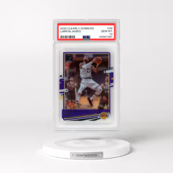 2020 Panini Clearly Donruss #49 LeBron James (PSA 10 GEM MINT)