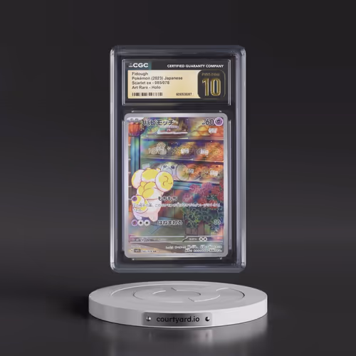 2023 Scarlet ex #085/078 Fidough - Art Rare Holo (CGC 10 PRISTINE)
