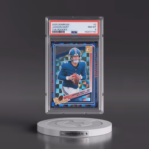 2025 Panini Donruss the Rookies #2 Jaxson Dart (PSA 8 NM-MT)