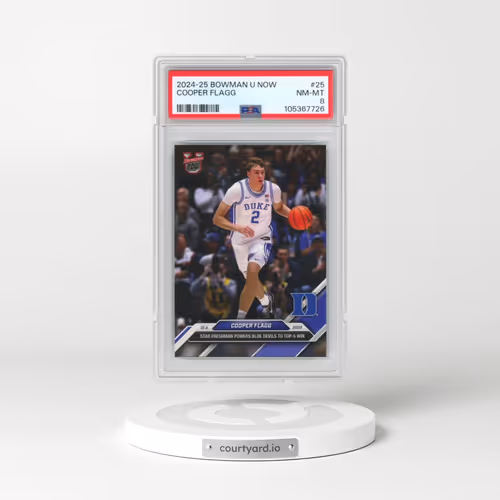 2024-25 Bowman U Now #25 Cooper Flagg (PSA 8 NM-MT)