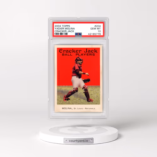 2004 Topps Cracker Jack #204 Yadier Molina (PSA 10 GEM MINT)