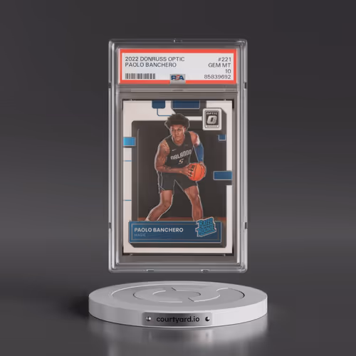 2022 Panini Donruss Optic #221 Paolo Banchero (PSA 10 GEM MINT)