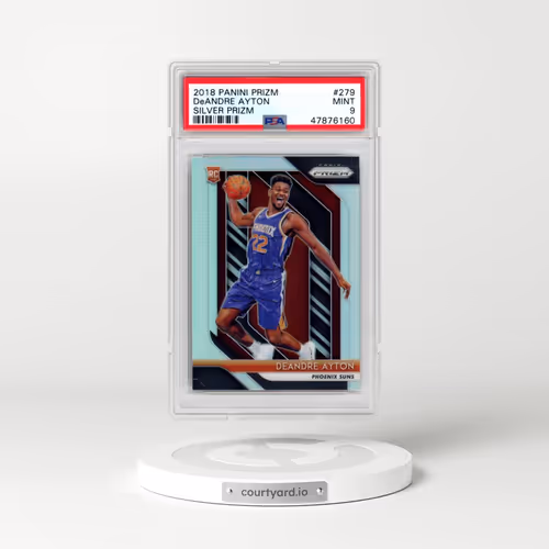 2018 Panini Prizm #279 DeAndre Ayton - Silver Prizm (PSA 9 MINT)
