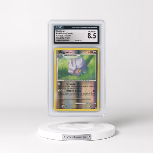 2009 Arceus #48/99 Shelgon - Reverse Holo (CGC 8.5 NM-MT+)