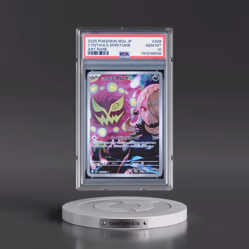 2025 Pokémon M2a-Mega Dream EX #208 Cynthia's Spiritomb - Art Rare (PSA 10 GEM MINT)