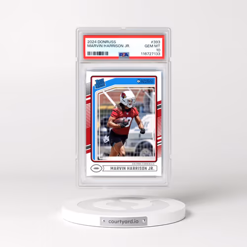 2024 Panini Donruss #393 Marvin Harrison Jr. (PSA 10 GEM MINT)