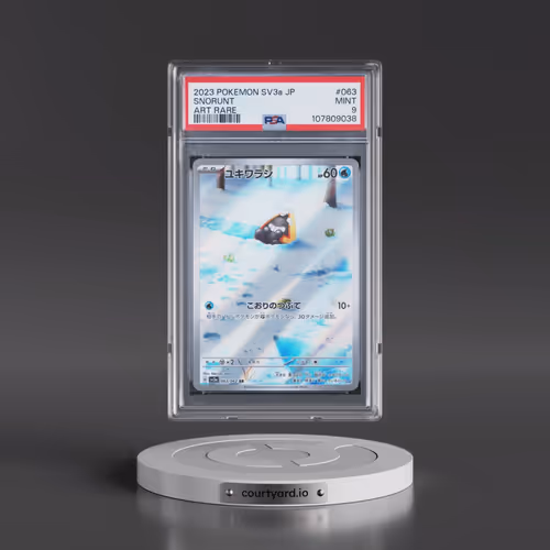 2023 Pokémon Sv3a-Raging Surf #063 Snorunt - Art Rare (PSA 9 MINT)