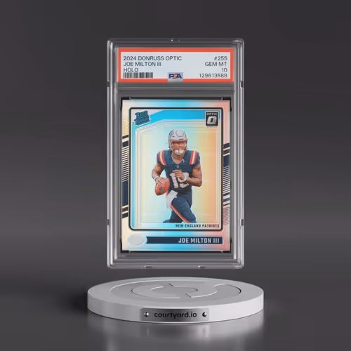 2024 Panini Donruss Optic #255 Joe Milton III - Holo (PSA 10 GEM MINT)