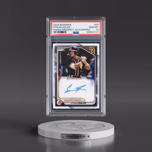 2024 Bowman Paper Prospect Autographs #ES Ethan Salas (PSA 10 GEM MINT)