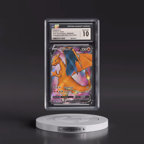2017 Black Star Promos - Sword & Shield #SWSH050 Charizard V - Champion's Path Elite Trainer Box (Ho
