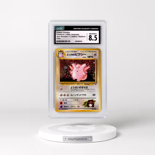 1998 Gym Booster 1: Leaders' Stadium #36 Erika's Clefable - Holo (CGC 8.5 NM-MT+)