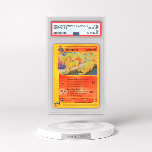 2003 Pokémon Aquapolis #25 Ninetales (PSA 10 GEM MINT)