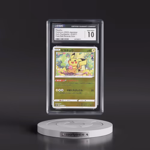 2021 Dark Phantasma #014/071 Pikachu - Reverse Holo Poké Ball (CGC 10 GEM MINT)