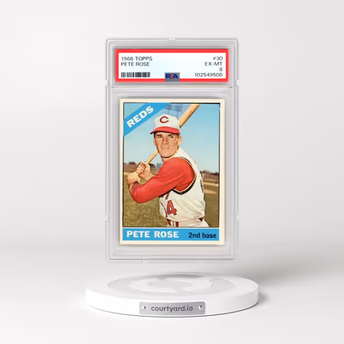 1966 Topps #30 Pete Rose (PSA 6 EX-MT)