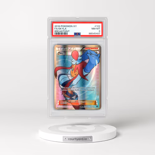 2016 Pokémon XY Breakpoint #122 Skyla - Full Art (PSA 8 NM-MT)