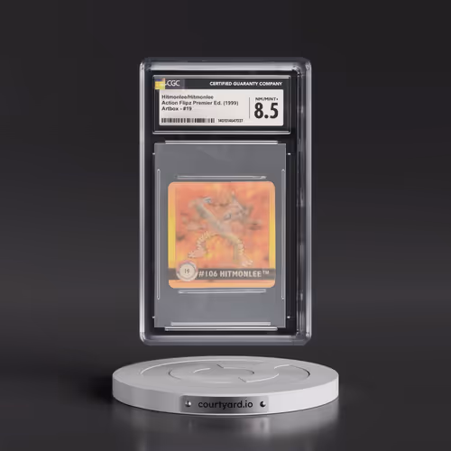 1999 Action Flipz Premier Edition (Artbox) - English #19 Hitmonlee/Hitmonlee (CGC 8.5 NM-MT+)