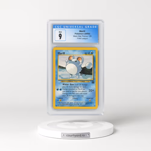 1999 Black Star Promos #29 Marill - Pokémon League (CGC 9 MINT)