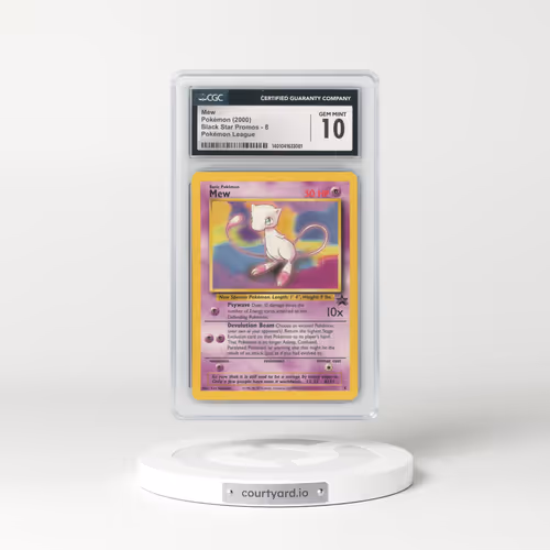 1999 Black Star Promos #8 Mew (CGC 10 GEM MINT)
