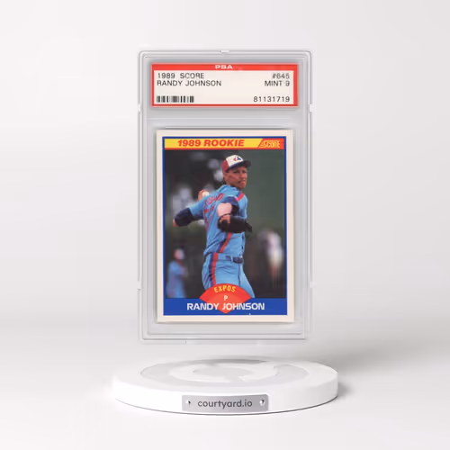 1989 Score #645 Randy Johnson (PSA 9 MINT)