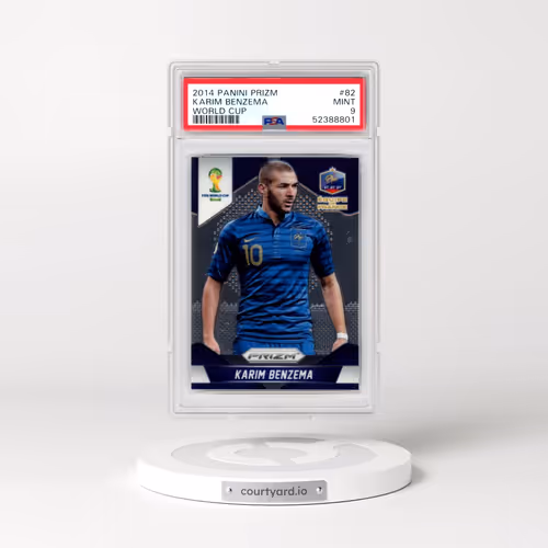 2014 Panini Prizm World Cup #82 Karim Benzema (PSA 9 MINT)