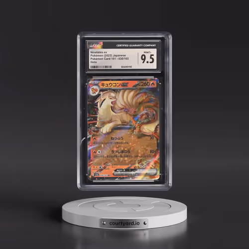 2023 Pokémon Card 151 #038/165 Ninetales ex - Holo (CGC 9.5 MINT+)