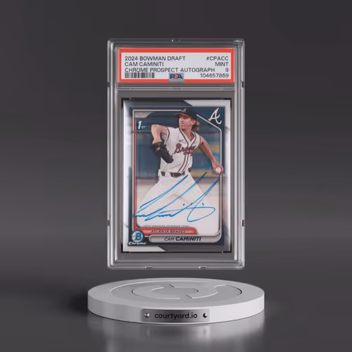 2024 Bowman Draft Chrome Prospect Autographs #CPACC Cam Caminiti (PSA 9 MINT)
