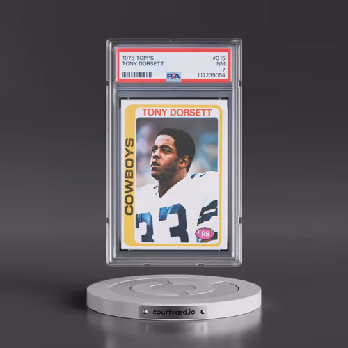 1978 Topps #315 Tony Dorsett (PSA 7 NM)