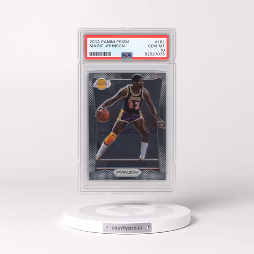 2012 Panini Prizm #181 Magic Johnson (PSA 10 GEM MINT)