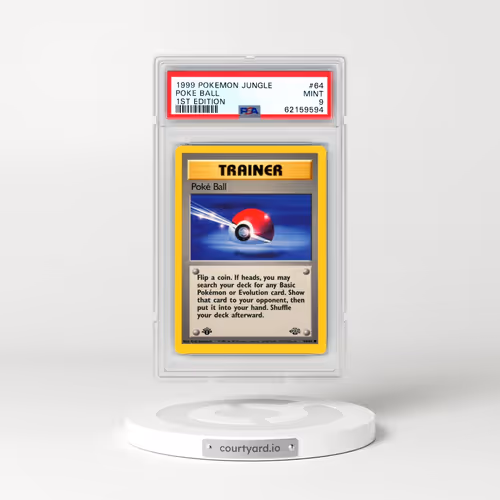 1999 Pokémon Jungle #64 Poke Ball - 1st Edition (PSA 9 MINT)