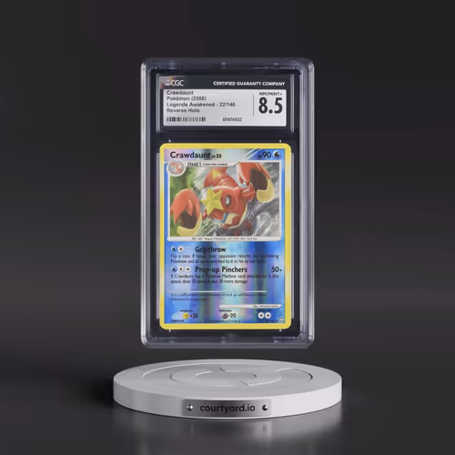 2008 Legends Awakened #22/146 Crawdaunt - Reverse Holo (CGC 8.5 NM-MT+)