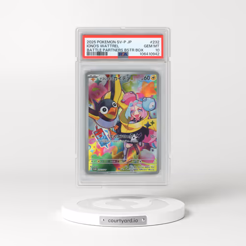 2025 Pokémon SV-P Promo #232 Iono's Wattrel - Battle Partners Booster Box (PSA 10 GEM MINT)