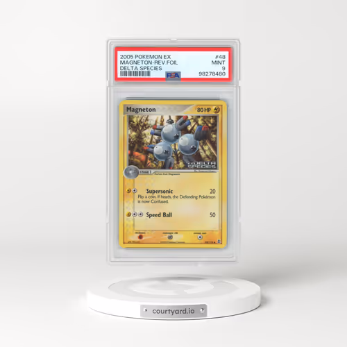 2005 Pokémon EX Delta Species #48 Magneton - Reverse Foil (PSA 9 MINT)