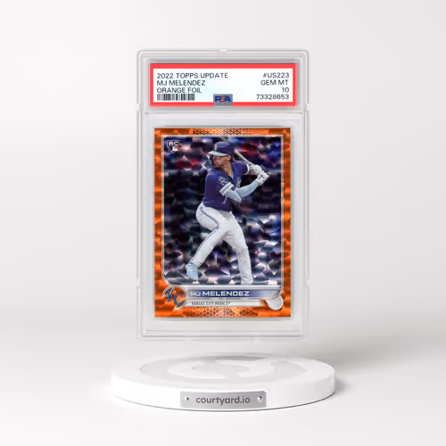 2022 Topps Update #US223 MJ Melendez - Orange Foil (PSA 10 GEM MINT)