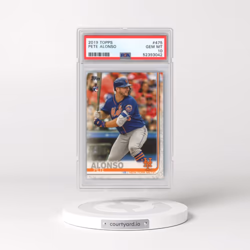 2019 Topps #475 Pete Alonso (PSA 10 GEM MINT)