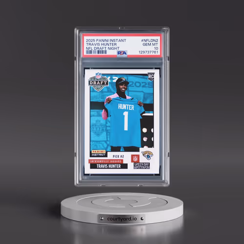2025 Panini Instant NFL Draft Night #NFLDN2 Travis Hunter (PSA 10 GEM MINT)