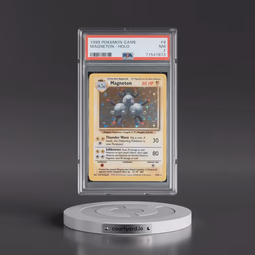 1999 Pokémon Game #9 Magneton - Holo (PSA 7 NM)