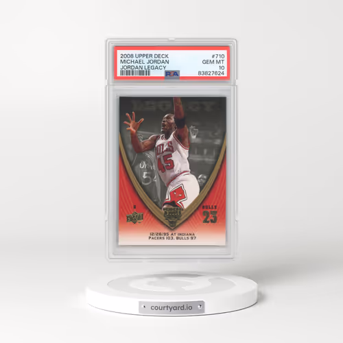 2008 Upper Deck Jordan Legacy #710 Michael Jordan (PSA 10 GEM MINT)