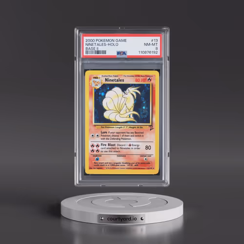2000 Pokémon Game Base II #13 Ninetales - Holo (PSA 8 NM-MT)