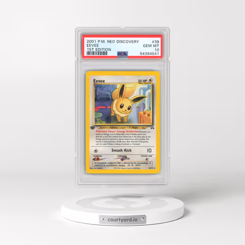 2001 Pokémon Neo Discovery #38 Eevee - 1st Edition (PSA 10 GEM MINT)