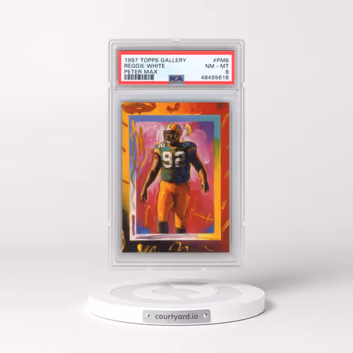 1997 Topps Gallery Peter Max Serigraphs #PM6 Reggie White (PSA 8 NM-MT)