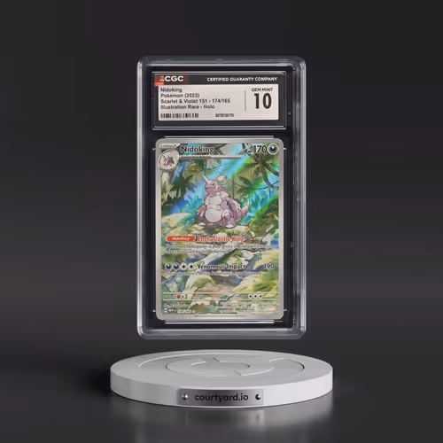 2023 Scarlet & Violet 151 - MEW EN #174/165 Nidoking - Illustration Rare Holo (CGC 10 GEM MINT)