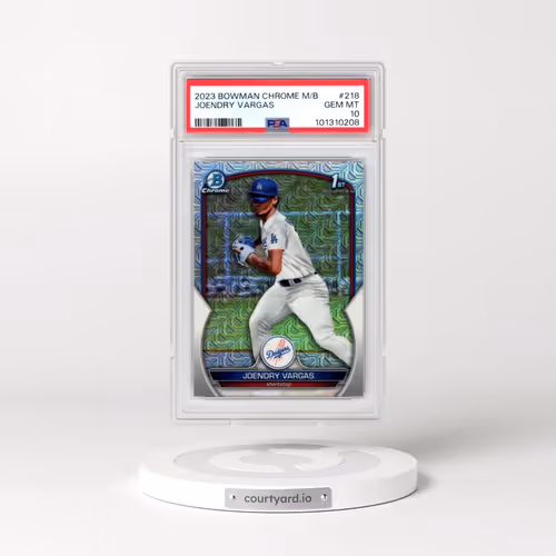 2023 Bowman Mega Box Chrome #218 Joendry Vargas (PSA 10 GEM MINT)