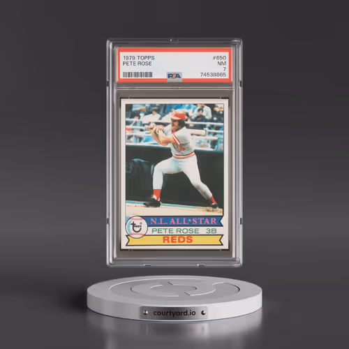 1979 Topps #650 Pete Rose (PSA 7 NM)