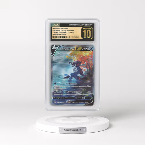 2022 VSTAR Universe #229/172 Hisuian Samurott V - Holo Special Art Rare (CGC 10 PRISTINE)